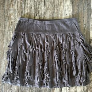 INC INTERNATIONAL CONCEPT GRAY WOMEN SKIRT, SIZE LARGE